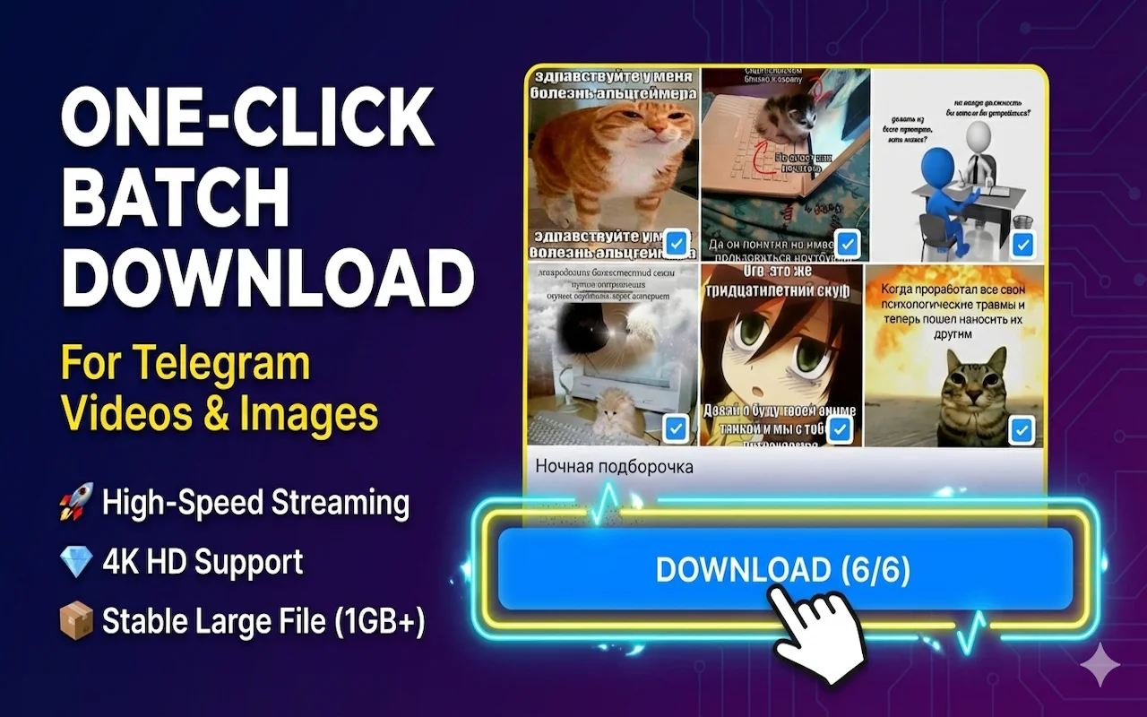 Telegram Media Downloader Preview
